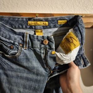 Seven7 Blue Boot Cut Jeans Classic Style